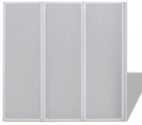 ZuhanyFal Kádparaván 141 x 132 cm 3 Panel Összehajtható
