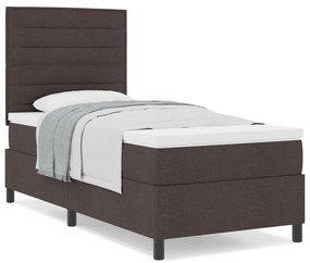 Félágymatrac Matrac Sötétbarna 90x200 cm Szövet