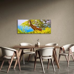 Egy kép egy zsiráfról Afrikában (120x50 cm)