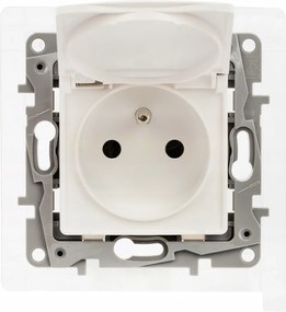 Legrand Niloe Fehér IP44 fröccsenő víz ellen védett szimpla aljzat leszorítók