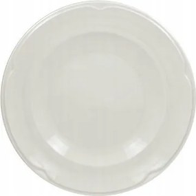 Porcelán Rak Anna lapostányér 24 cm elefántcsont