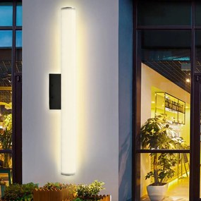 55CM-ES Homlokzati Fali Lámpa Led Kültéri Kerti Lámpa Hosszú 22W IP65