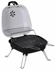 GARTHEN Faszenes hordozható grillsütő fehér