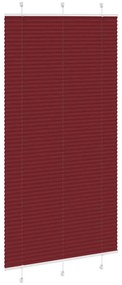 pliszírozott redőny Bordeaux piros 105x200 cm szövetszélesség