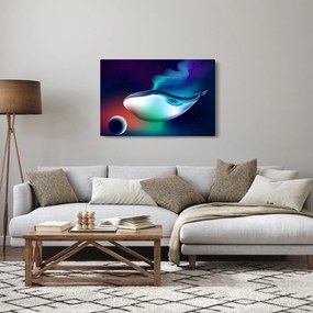 Kép - Egy bálna az űrben (90x60 cm)