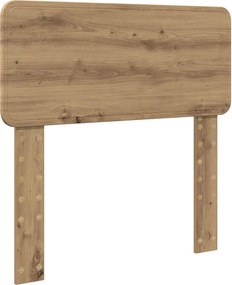 vidaXL Fejtámla Artisan tölgy 100 cm Faanyag