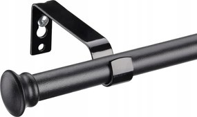 FĂŒggönykarnis Fekete Szett 2 Db Kicsi Kis Ablakhoz 122 CM StrapabĂrĂł Matt