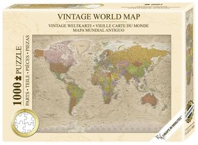 Puzzle Vintage World Map