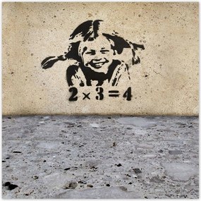 Poszterek 30x30 Banksy A szeplős lány