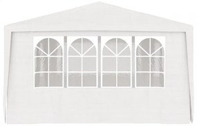 fehér rendezvénysátor oldalfalakkal 4 x 6 m 90 g/m²