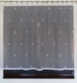 Mg Függöny jacquard 4326 Fehér 200x180 kész szalaggal