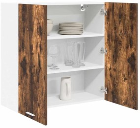 Függő szekrény Riga Füstölt tölgy 80 x 31 x 80 cm Faanyag