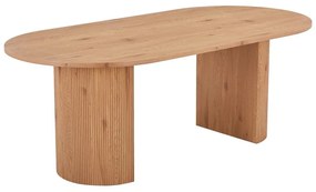 Étkezőasztal nyárfa dekorral 100x210 cm Boavista – House Nordic