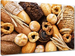 Vászonkép 90x60 Kenyér választék