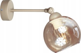 Fali lámpa Glass fali lámpa Bézs fali lámpa loft led mennyezeti lámpa