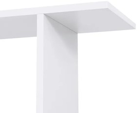 LIVARO fehér könyvszekrény