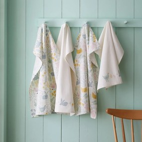 Pamut konyharuha szett 4 db-os 50x70 cm Cottage Friends – Catherine Lansfield