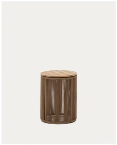 Kerek kerti tárolóasztal ø 40 cm Mesa – Kave Home