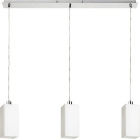 RENDL LIZ III 80 závěsná opálové sklo/matný nikl 230V LED E27 3x15W