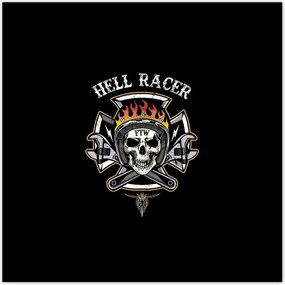 Poszterek 100x100 Motorkerékpáros hangulat