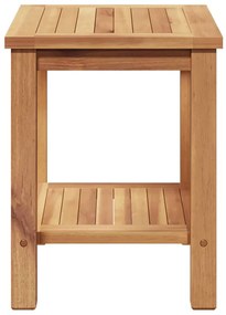 Dohányzóasztal Barna 50 x 35 x 45 cm Tömör tíkfa