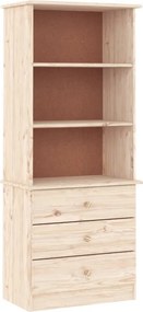 vidaXL ALTA tömör fenyőfa könyvszekrény 60x35x142 cm