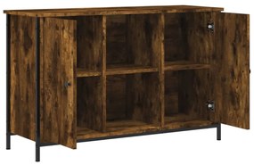 füstös tölgy színű szerelt fa TV-szekrény 100x35x65 cm