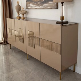 Paris komód, bronz-arany, 180 cm