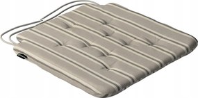 Olek székpárna 42x41 bézs-barna csíkos