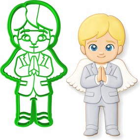 Forma Keksz- és mézeskalács lyukasztó Áldozás Fiú Ima 12cm