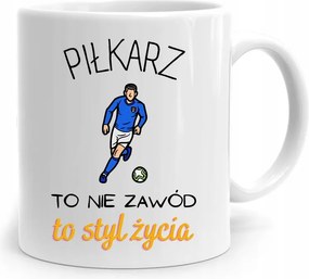 Labdarúgó Bögre A Labdarúgó Egy Életstílus, fényképes nyomtatással