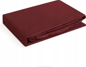Szatén gumis lepedő NOVA3 160x200 Eurofirany bordó