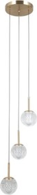 ITALUX PND-40827-3-HBR-CL - PADRI kábeles csillár 3xG9/5W/230V, arany