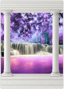 Poszterek 50x70 Lila vízesés