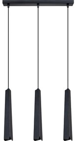 Sollux SL.1402 - Csillár zsinóron PRYSM 3xG9/8W/230V fekete