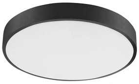 Fekete LED mennyezeti nappaliba, hálószobába és előszobába – Nova Luce HADON 9001531