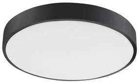 Fekete LED mennyezeti nappaliba, hálószobába és előszobába – Nova Luce HADON 9001531