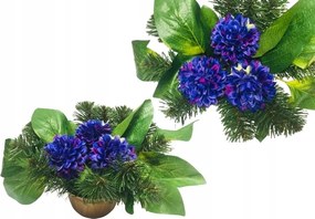 Kész Csokor Alapozó cserépben a temetőbe virágcsokor