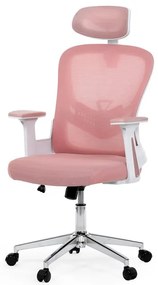 Irodai forgószék hintamechanikával, rózsaszín kárpittal. KA-K2031 PINK