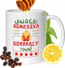 Bögre Ágnes Barátnőnek Ajándék Nyomtatott Fehér 330ml