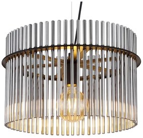 Globo 15698H - Csillár zsinóron GORLEY 1xE27/60W/230V átm. 40 cm fekete