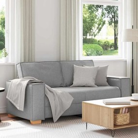vidaXL kétszemélyes, felhőszürke szövetkanapé 140 cm