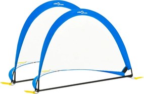 vidaXL 2 db gyerek-focikapu hordtáskával 119 x 82 x 84,5 cm