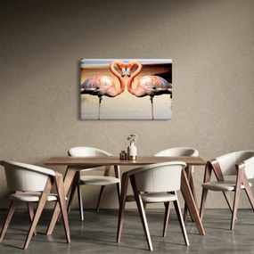 Kép - két flamingó (90x60 cm)