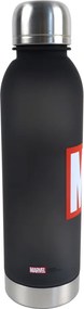 Marvel Black műanyag kulacs csavaros kupakkal 750 ml