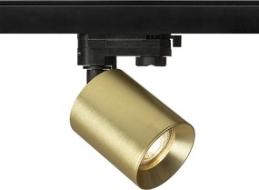RENDL DARIO háromáramkörös sínre szálcsiszolt sárgaréz 230V LED GU10 9W