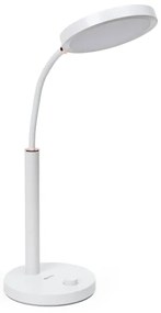 AURA LED asztali lámpa, állítható, 10W, 230V, 3700-4200K, CRI 97, fehér