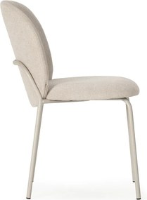 Krémszínű étkezőszék szett 4 db-os Daia – Marckeric