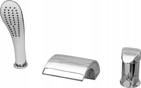 Kád Csaptelep Szett 3 Lyukú Kád Csaptelep Vízesés Csaptelep