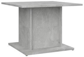 Betonszürke szerelt fa dohányzóasztal 55,5x55,5x40 cm